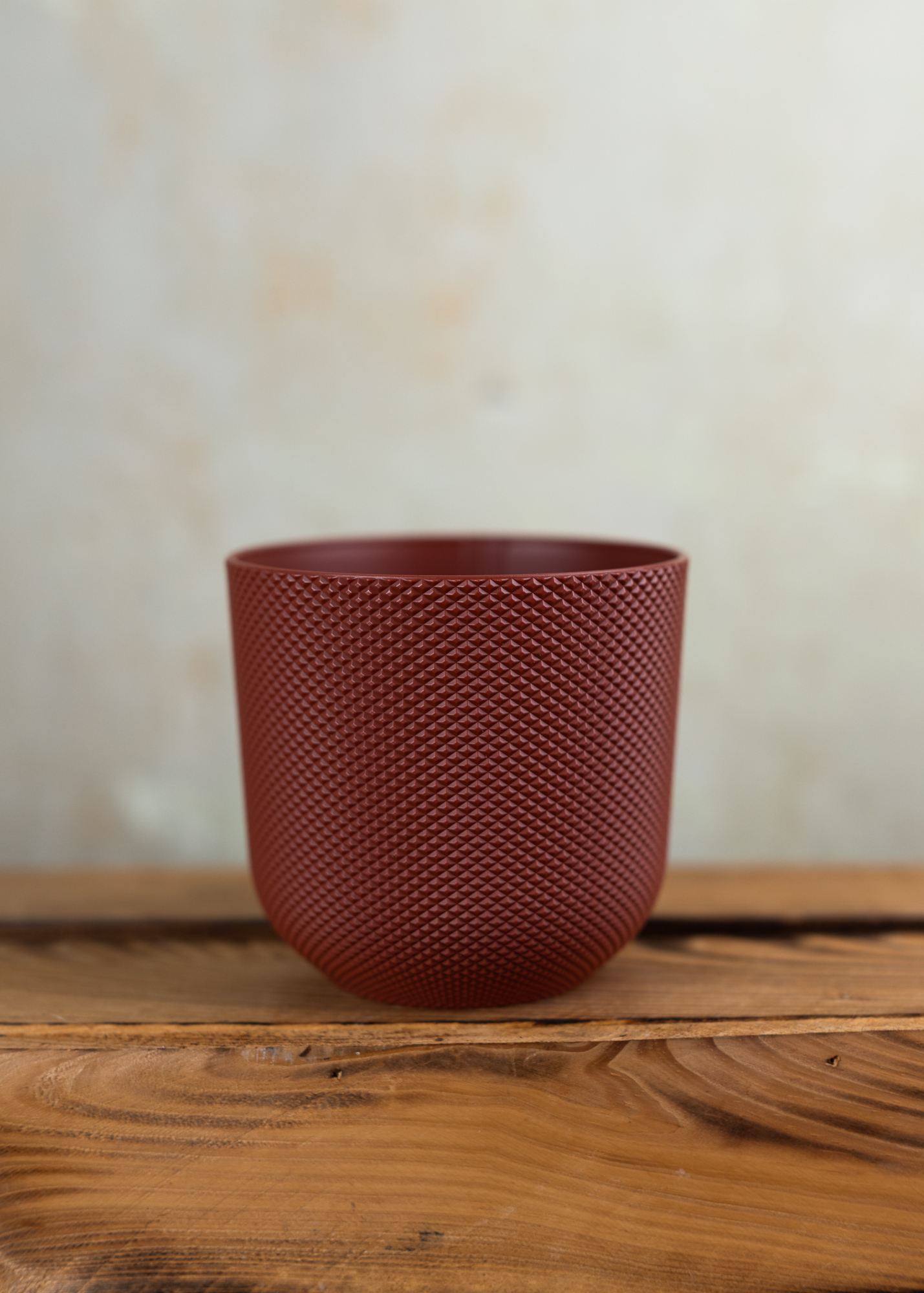Jazz Übertopf 11cm Toskanisches Rot