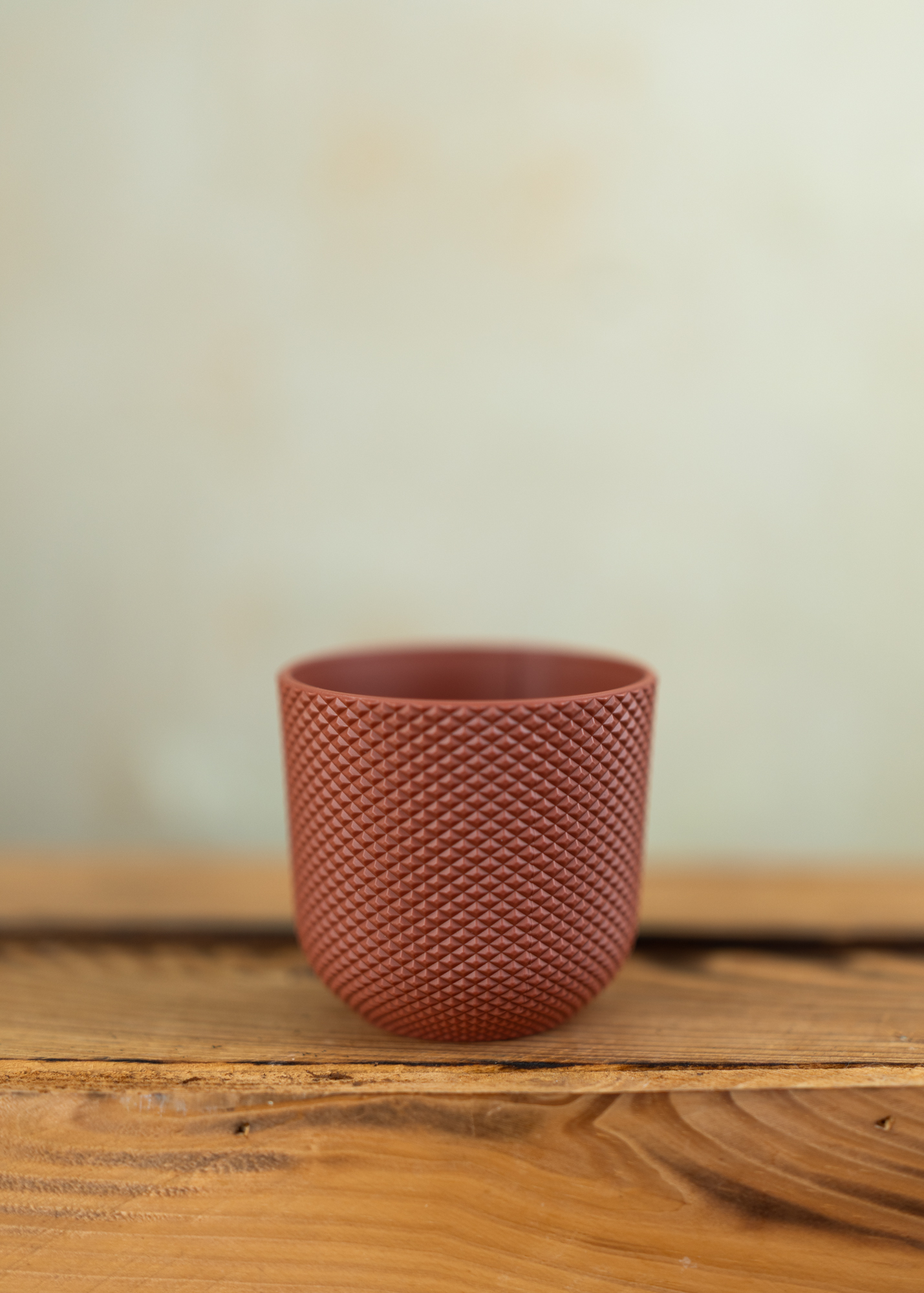 Jazz Übertopf 7cm Toskanisches rot